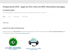 Tablet Screenshot of chapecoense.net